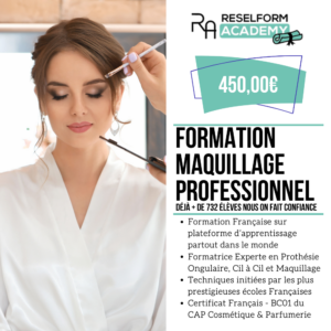 Reselform Academy - Formation maquillage professionnel a distance partout dans le monde